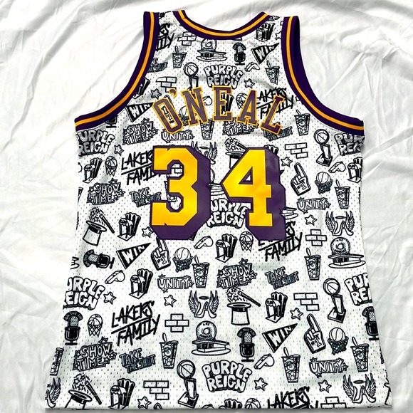 Mitchell & Ness Shaq throwback doodle jersey - Picture 7 of 8